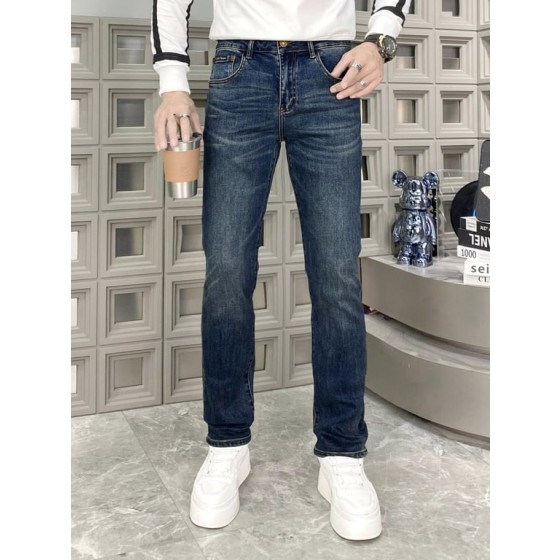 Dior Dark Blue Slim-Fit Denim Jeans
